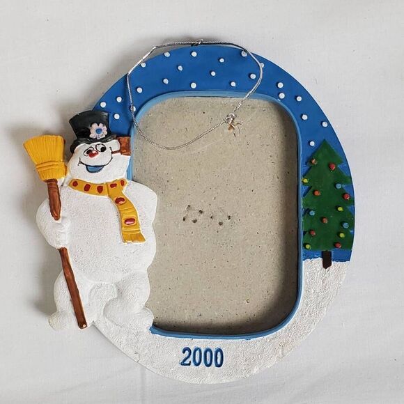 2000 Snowman Photo Frame Christmas Ornament – Warner/Chappell Music Inc. Hanging - Picture 2 of 4